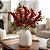 Kit Com 6 Flor De Natal Cerejinha Maça, Azevinho 27cm - Imagem 5
