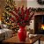 Kit Com 6 Flor De Natal Cerejinha Maça, Azevinho 27cm - Imagem 4