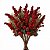 Kit Com 6 Flor De Natal Cerejinha Maça, Azevinho 27cm - Imagem 1