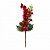 Kit Com 6 Flor De Natal Cerejinha Maça, Azevinho 27cm - Imagem 7