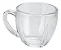 Conjunto 6 Xícaras Transparente Vidro 110ml Design Moderno - Imagem 4