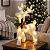 Rena Enfeite Natal Wincy 30cm Led Luxo Aramada Bivolt - Imagem 1