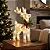Rena Enfeite Natal Wincy 40cm 30 Led Luxo Aramada Bivolt - Imagem 4