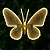 Borboleta Gigante Led 60cm Bivolt Branco Quente Movimento - Imagem 4