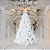 Árvore Branca Pinheiro de Natal 1,80m Modelo Luxo 420 Galhos A0118B - Imagem 2