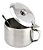 Açucareiro Em Aço Inox Com Colher 450ml Luxo - Clink - Imagem 2