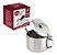 Açucareiro Em Aço Inox Com Colher 450ml Luxo - Clink - Imagem 1