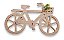 Porta Chave Bicicleta De Madeira Mdf Enfeite 40 Cm - Imagem 1