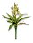 Mini Orquídea Com Raiz Planta Artificial Decoração 23 Cm - Imagem 1