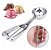 Kit Com 2 Colheres Pegador Com Ejetor Doces Sorvete Brigadeiro - Imagem 1