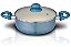 Panela Caçarola Alumínio Revestimento Cerâmico 26 Cm Azul AL032 - Imagem 1