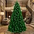 Árvore Pinheiro De Natal Cor Verde 1,80m Modelo Luxo 420 Galhos A0218E - Imagem 1