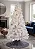 Árvore Branca Pinheiro de Natal 2,10m Modelo Luxo 566 Galhos A0121B - Imagem 3