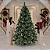 Árvore Pinheiro De Natal 2,10m Floco de neve Luxo 566 Galhos A0621M - Imagem 3