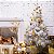 Árvore De Natal Cor Branca Pinheiro De Luxo 1.20m 170 Galhos A0112B - Imagem 4