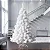 Árvore De Natal Cor Branca Pinheiro De Luxo 1.20m 170 Galhos A0112B - Imagem 4