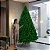 Árvore De Natal Gigante Luxo Modelo Dinamarquês 2,10m 956 Galhos Verde A0721H - Imagem 2