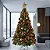 Árvore De Natal Gigante Luxo Modelo Dinamarquês 2,10m 956 Galhos Verde A0721H - Imagem 5