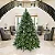 Árvore Pinheiro De Natal 1,50m Floco de neve Luxo 260 Galhos A0615M - Imagem 5