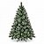 Árvore Pinheiro De Natal 1,50m Floco de neve Luxo 260 Galhos A0615M - Imagem 1