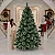 Árvore Pinheiro De Natal 1,80m Floco de neve Luxo 420 Galhos A0618M - Imagem 3