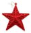 Kit 6 Estrelas Glitter Pendente Enfeite 13cm P/ Árvore De Natal - Imagem 2