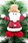 Kit 3 Enfeite De Natal Pendente Boneco Xadrez Papai Noel - Imagem 3