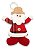 Kit 3 Enfeite De Natal Pendente Boneco Xadrez Papai Noel - Imagem 2