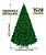 Árvore Pinheiro De Natal Dinamarquês Luxo Cor Verde 2,70m 1528 Galhos A0727H - Imagem 6