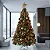 Árvore Pinheiro De Natal Dinamarquês Luxo Cor Verde 2,70m 1528 Galhos A0727H - Imagem 5