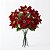 Kit 6 Buquês Flor De Natal Vermelho Bico De Papagaio 30 Cm - Imagem 4