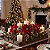 Kit 6 Buquês Flor De Natal Vermelho Bico De Papagaio 30 Cm - Imagem 3