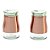 Saleiro Pimenteiro Vidro Em Aço Inox Rose Gold Hauskraft - Imagem 3