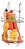 Suporte Duplo Cromado Box Porta Shampoo E Toalhas Arthi - Imagem 1
