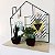 Prateleira Decorativa Casa Madeira Metal Aramada 30X 29 Cm - Imagem 4