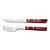 Jogo Com 12 Peças Polywood Aço Inox Madeira Tramontina Original - Imagem 2