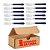 Kit Com 12 Garfos Cor Azul Escuro Leme Tramontina Aço Inox - Imagem 1