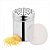 Queijeira Porta Queijo Ralado Em Aço Inox Com Tampa 9 Cm - Imagem 2