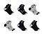 Kit Com 6 Pares De Meia Cano Médio Esportiva Adulto Altomax - Imagem 1