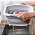 Bacia Tábua De Corte Retrátil Multiuso Plástico 6 Litros Silicone Interponte Cozinha Maravilha - Imagem 6