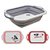 Bacia Tábua De Corte Retrátil Multiuso Plástico 6 Litros Silicone Interponte Cozinha Maravilha - Imagem 7