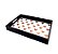 Bandeja Decorativa Retangular Preto De Madeira Com Alça 35cm - Imagem 1