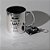 Kit Caneca Espelhada e Chaveiro Fusca Preto - Imagem 1