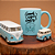 Kit Miniatura - Chaveiro e Caneca Kombi Corujinha Good Vibes - Imagem 2