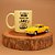 Kit Miniatura Karmann Ghia e Caneca amarela - Imagem 1