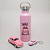 Kit Garrafa Térmica Inox Rosa - miniatura e chaveiro Fusca - Imagem 1