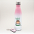 kit garrafa térmica de inox e chaveiro fusca rosa - Imagem 1