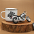 Kit Harley Davidson caneca e miniatura 1977 FXS Low Rider - Imagem 2