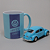 Kit Caneca e Miniatura Fusca Azul - VW Drivers Only - Imagem 2