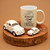 Kit caneca, chaveiro e miniatura Fusca - Que nunca falte café - Imagem 1